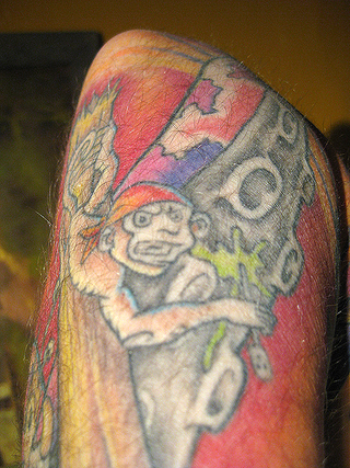 Illustration for article titled An Enormous, Amazing Monkey Island Tattoo
